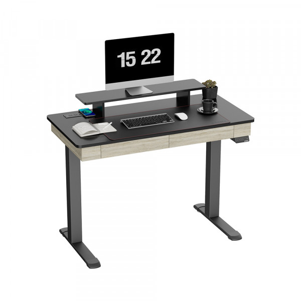 Eureka Ergonomic ED-I47 Standing Desk Rustic Grey, 47"  